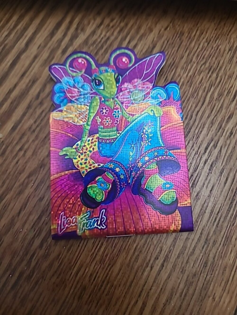 Unused Vintage Lisa Frank Die Cut Butterfly Mini Note Pad HTF